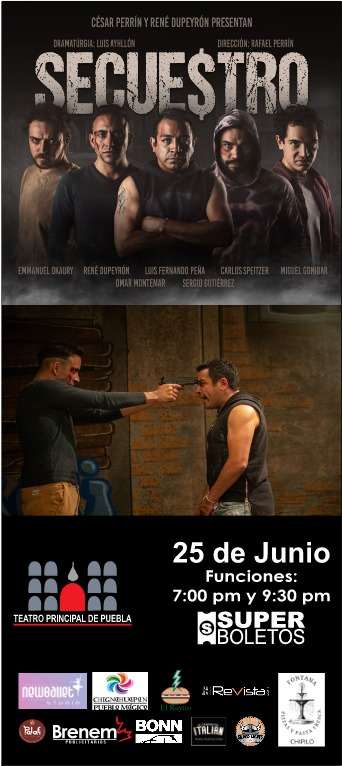 SECUESTRO, la obra teatral.